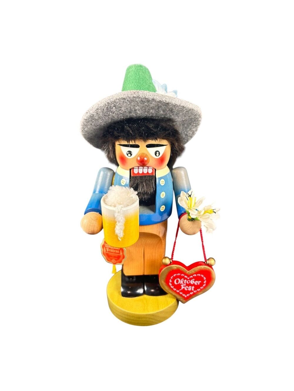 Authentic Steinbach Nutcracker-Ltd Ed Chubby Oktoberfest "Präsenter" Model #1251